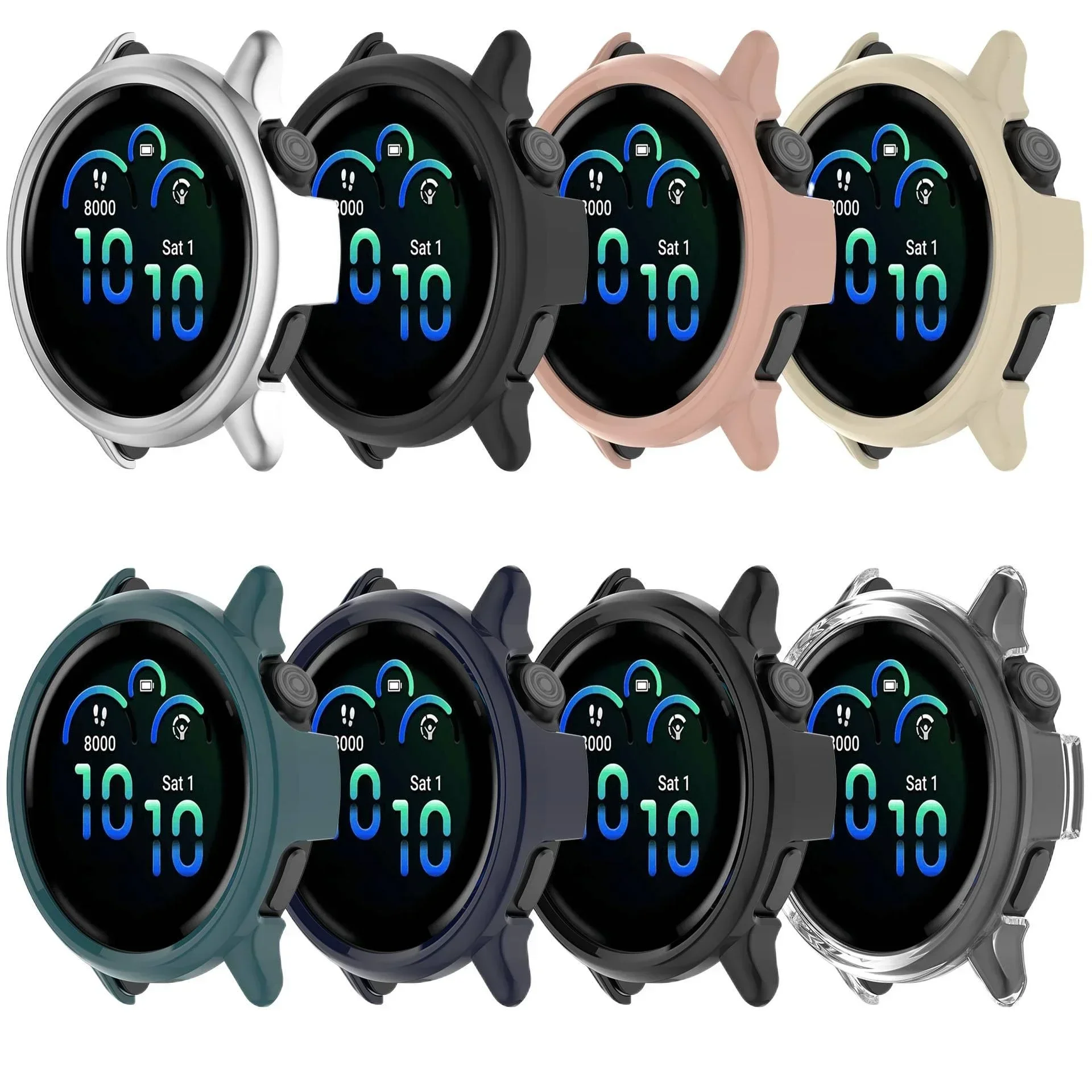 Per Garmin Active 6 Active6 Custodia protettiva Cover Paraurti Hollow Shell Telaio Anti-graffio Accessori Protector TMOWUK