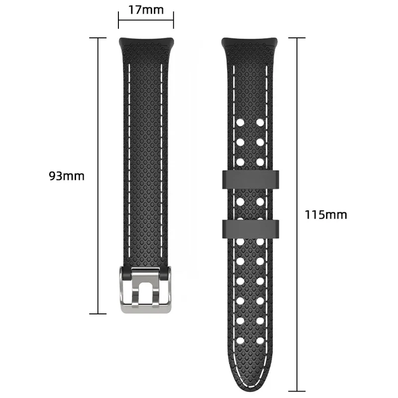 Silicone Strap For Mi Band 8 Bracelet Rubber Watchband Replacement Smartwatch Wrist Bracelet Correas For Xiaomi Mi Band 8 Strap