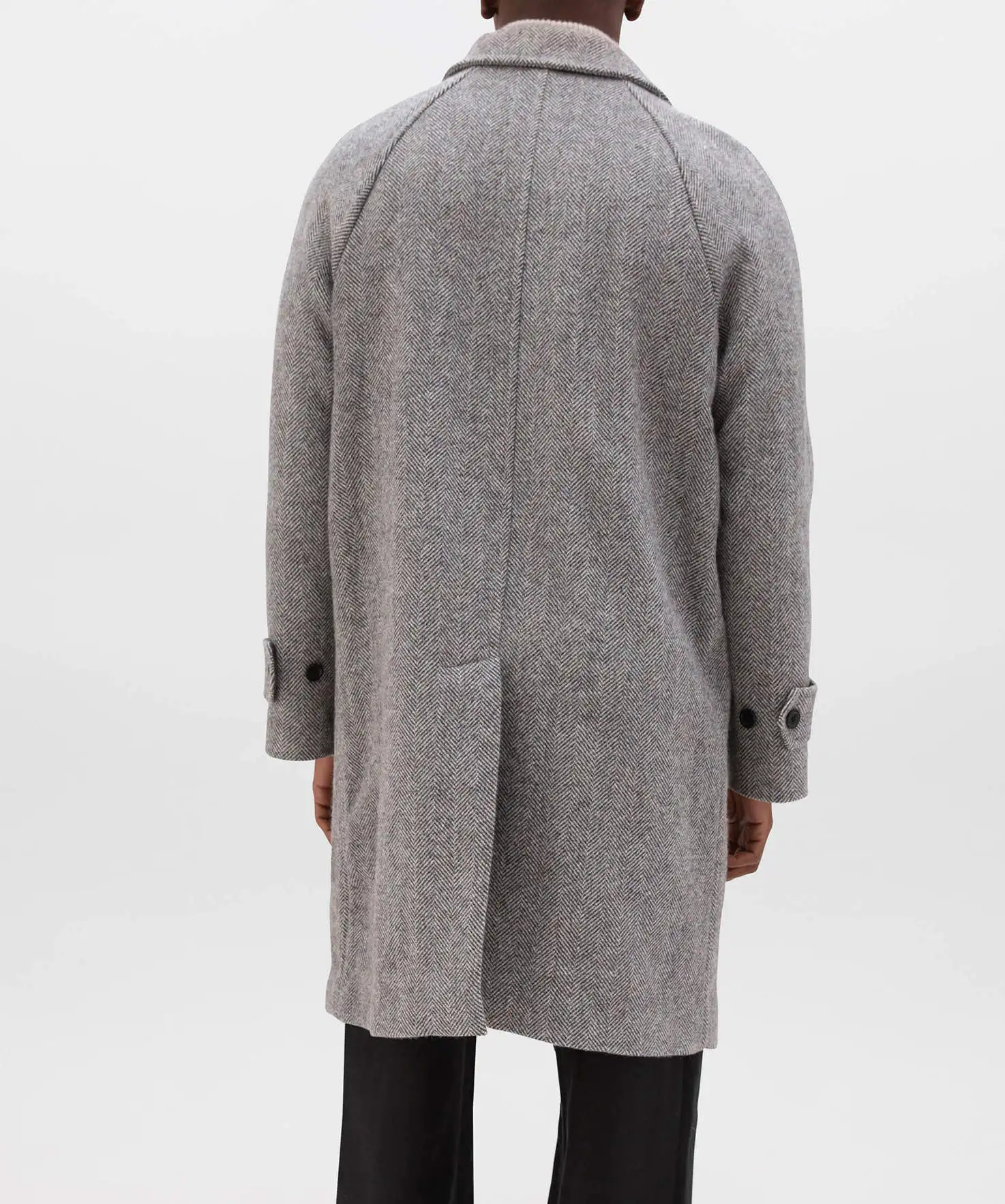 الرجال عارضة معطف طويل الصوف مزيج واحدة الصدر سترة السترة الدافئة معطف سميك الأعمال أبلى مخصصة