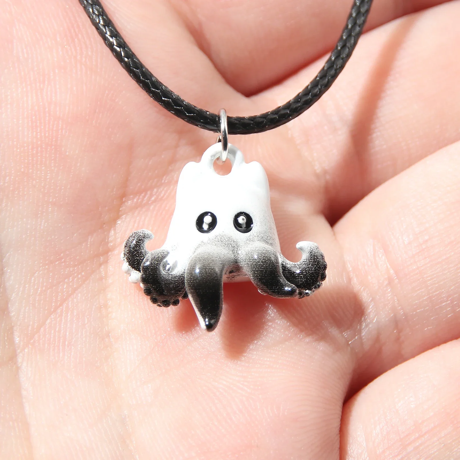 Cthulhu Cute Octopus Necklace Squid Cuttlefish Marine Animal Decoration Pendant Necklace for Women Men Jewelry Accessories Gifts