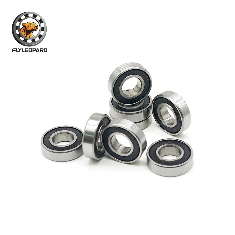 6900RS 10x22x6mm Bearing 10Pcs ABEC-7 Metric Thin Section Deep Groove Ball Bearing 6900 2RS Black Rubber Sealed