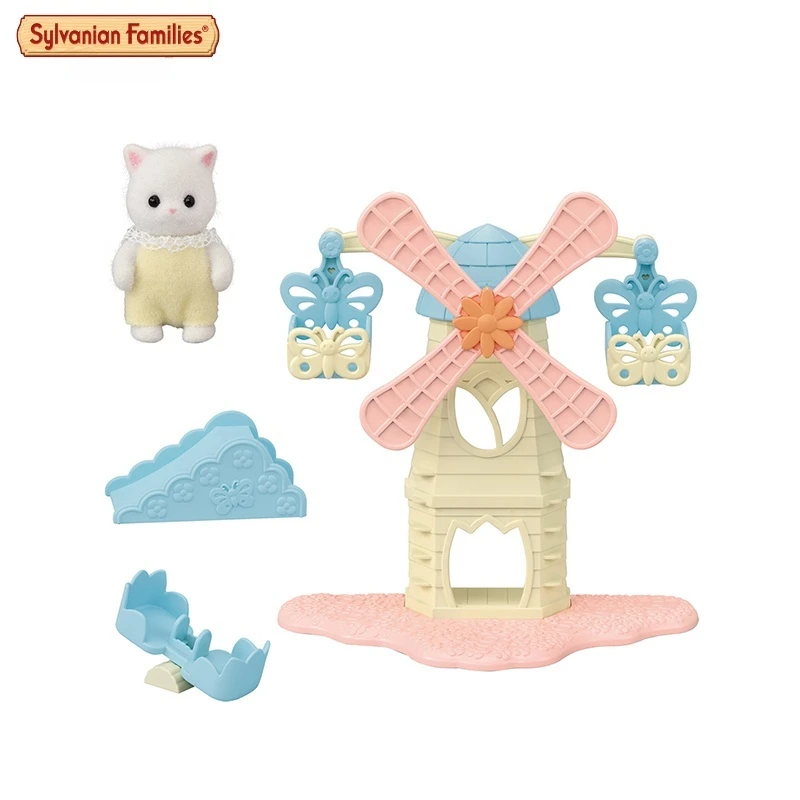 Maison de jeu de simulation de Rick de la famille Sylvanian, jouet d'anime authentique, décoration de chambre, cadeau de Noël