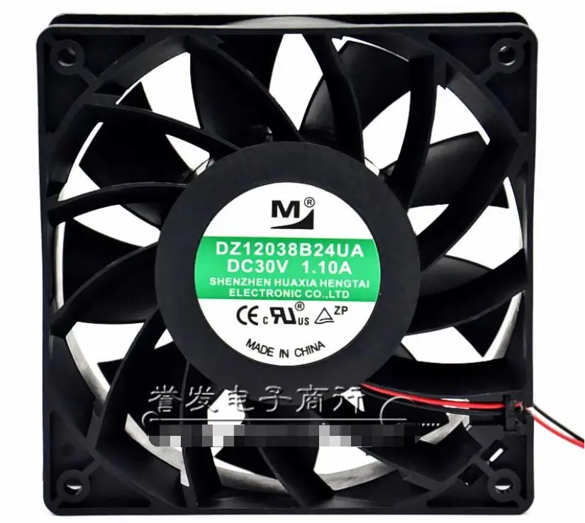 

Ltsf For M DZ12038B24UA DC 24V 1.10A 120x120x38mm 2-Wire Server Cooling Fan 12cm