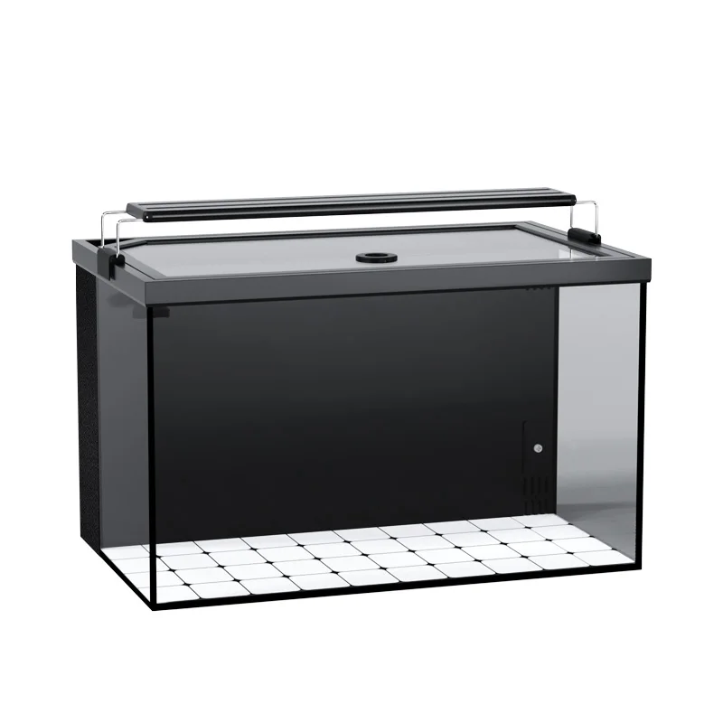 

Ultra-white back filter fish tank, small living room desktop integrated circulation filter, household glass landscaping ecologic