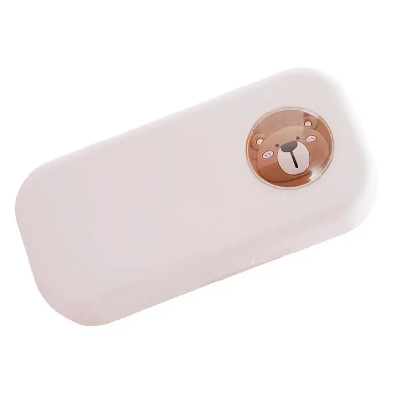 صندوق تخزين قلم رصاص موضوع كارتون كبير ، منظم قرطاسية مدرسية للعمل ، لطيف