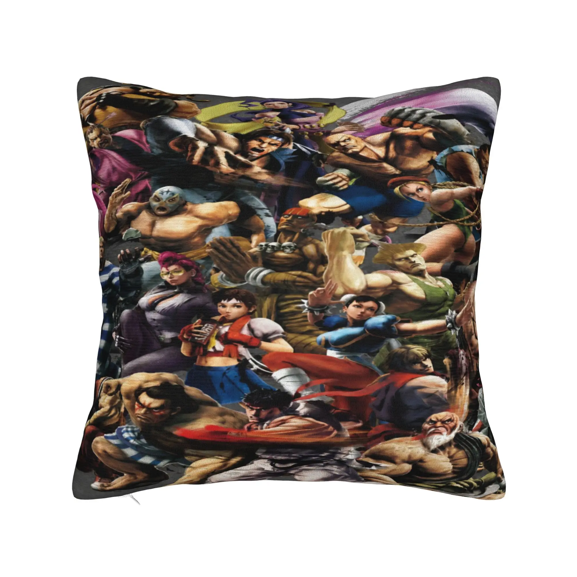 New Style Seat  Streets Fighters Decorations Pillowcases Stuff  Pillow Cover Zippered Multi Size