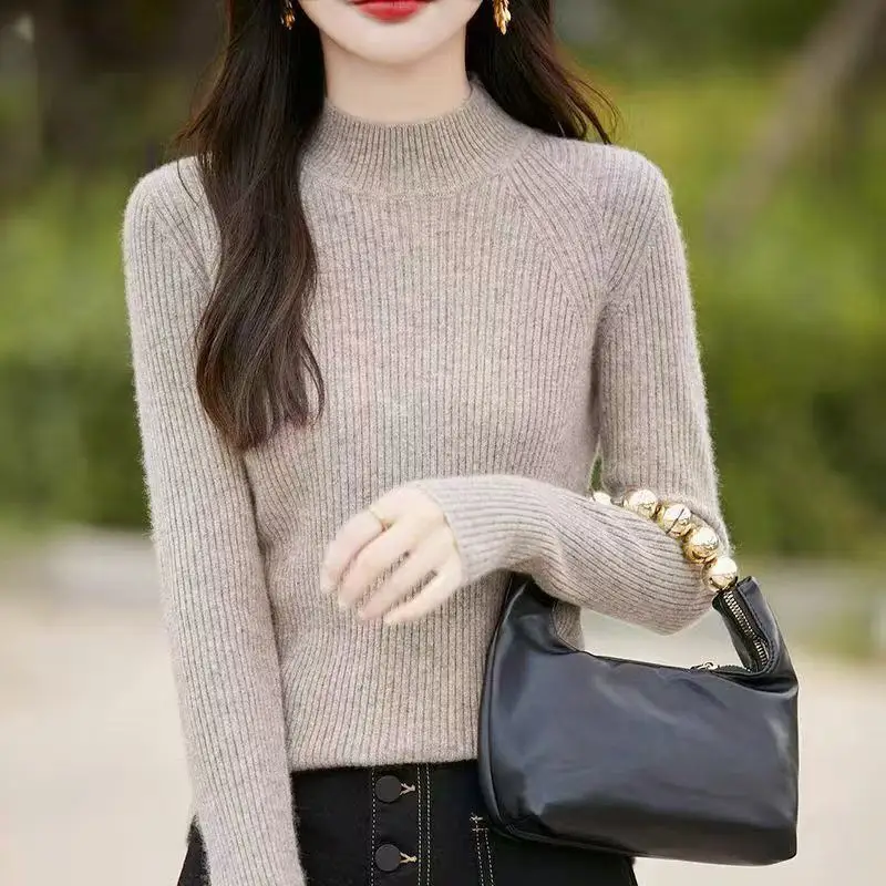 Emagrecimento eficaz confortável elástico camisola de malha feminina high end faion outono inverno roupa interior da nan you