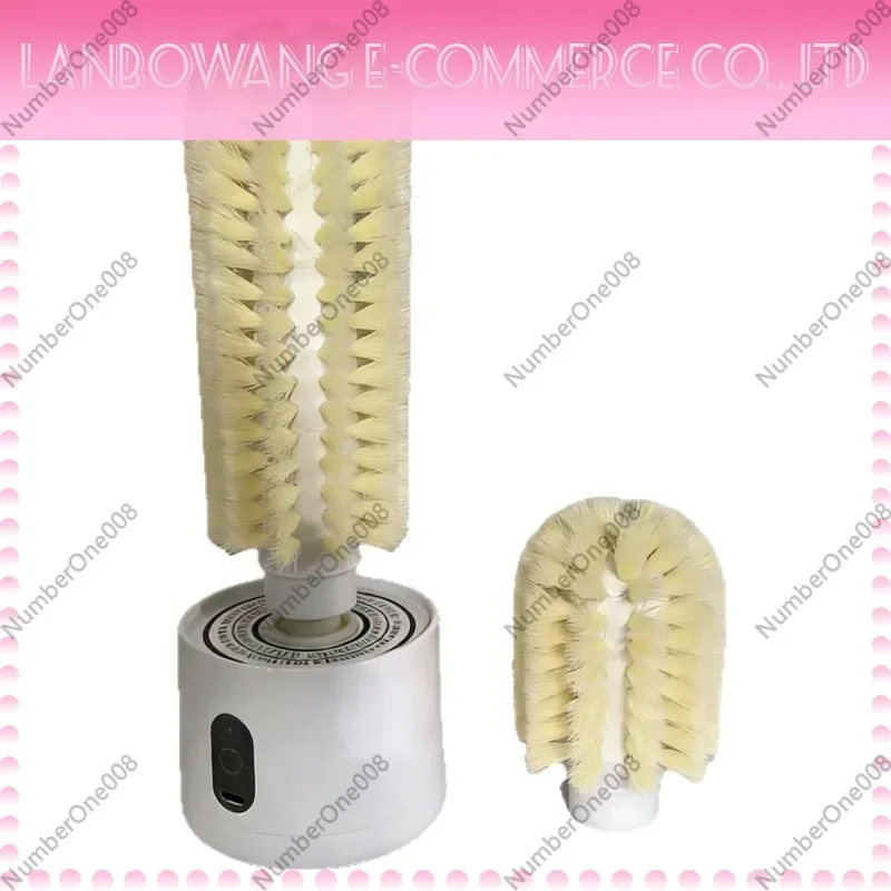 Hands-Free Hanging Electric Cup Cleaning Brush,Power Scrubber for Wine Glasses Teacups,Auto Rotating Bottle Cleaner