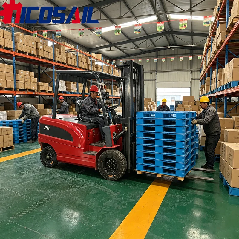 

New Generation 2Ton Electric Forklift, 3m Lifting Height CE EPA Certified High Quality for Warehouse Logistics
