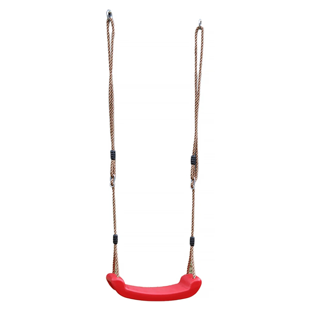 

Plastic Swing Safe Kids Playing Outdoor Toy Toddler Hanging Seat Round Single Person Removable Washable Long