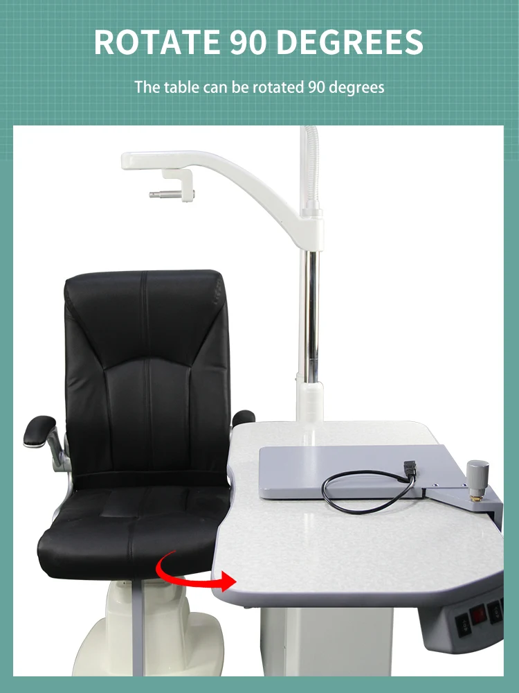 CS-600A Comprehensive Optometry Combination Electric Table and Chair Unit for Ophthalmic Instruments and Medical Equipment