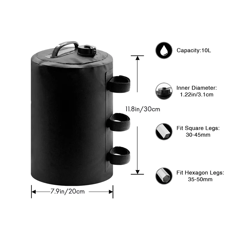 2Z-4Pcs Canopy Wate… - image