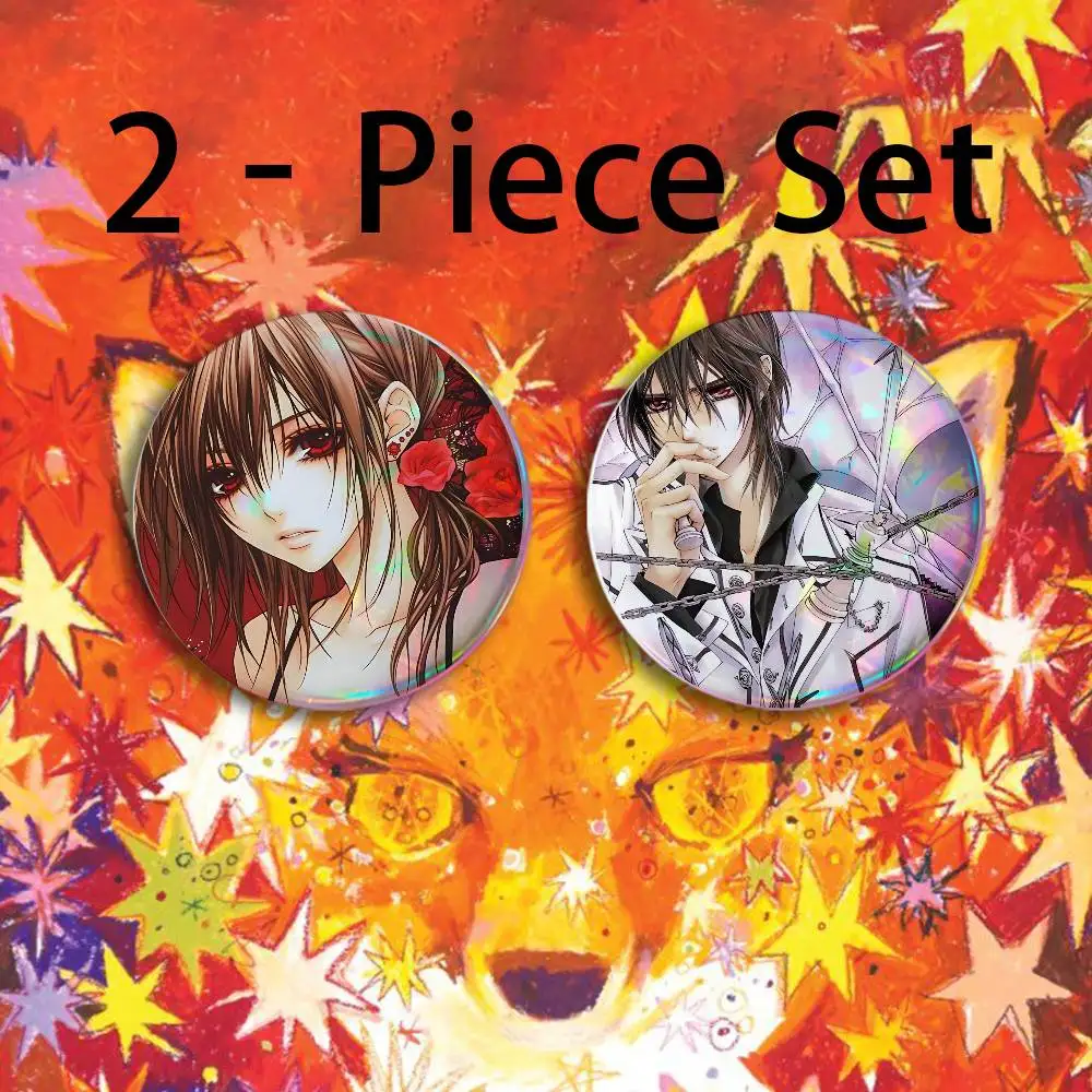 V-Vampire Knight Badges 25 32 44 58 75 mm Round Customizable Wholesale Fan goods Self-made fan freebies