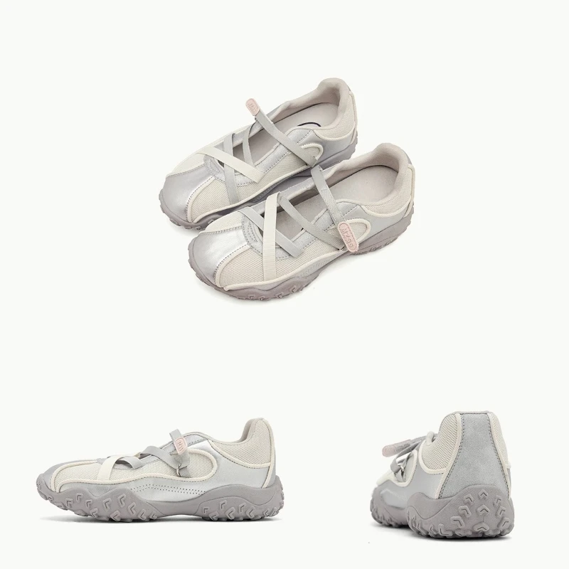 أحذية نسائية صيفية كاجوال سميكة القاع صنادل رياضية قابلة للتنفس أحذية رياضية للتدريب #4