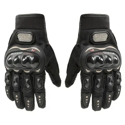 Hot Sale!! Summer Winter Full Finger Motorcycle Gants Luvas Motocross Leather Motorbike Guantes Moto Racing Gloves Red Black