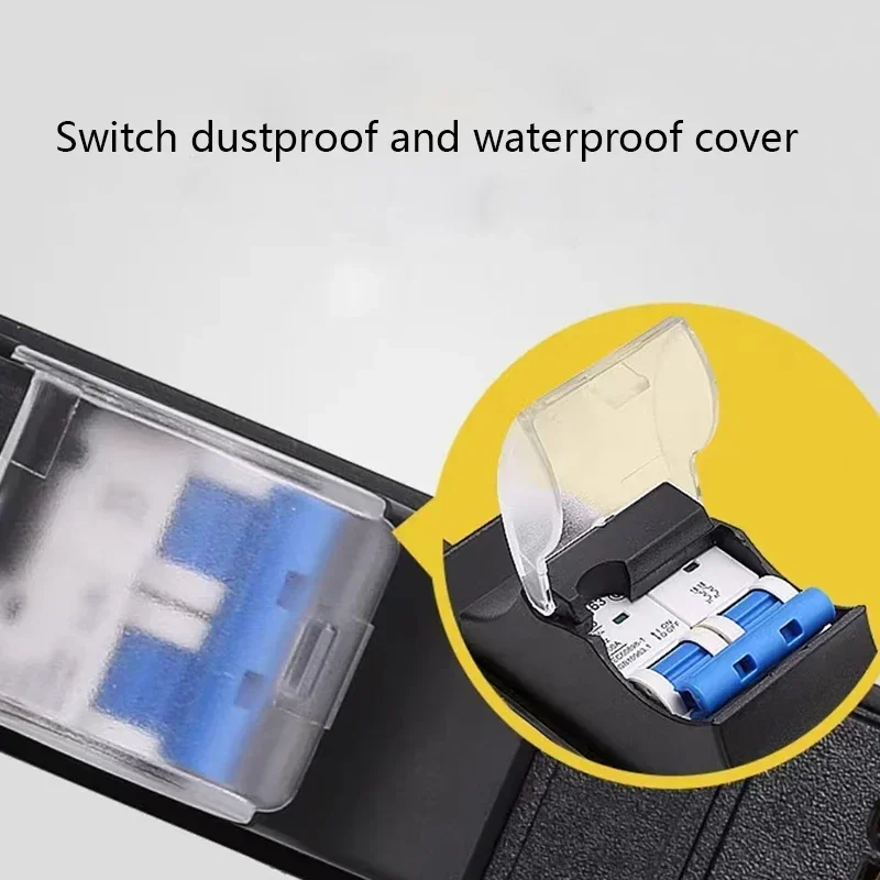 19 polegada montagem em gabinete 2u pdu power strip amperímetro/voltímetro/testador de energia 15 vias europa soquete 16a interruptor de ar 2m cabo de extensão