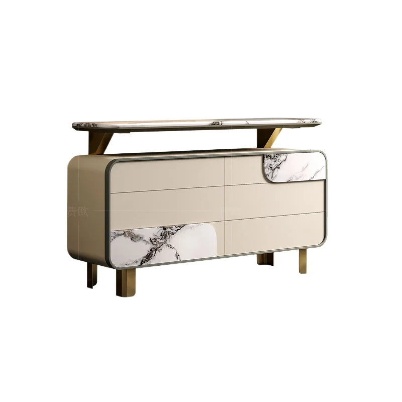 LMM light luxury six-chest cabinet dining side cabinet Italian fashion living room bedroom TV cabinet