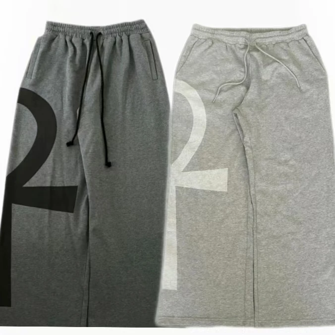 

Y2k Harajuku серый узор с принтом в стиле ретро модные спортивные штаны для мужчин и женщин с эластичной резинкой на талии в стиле хип-хоп свободные повседневные джоггеры уличная одежда