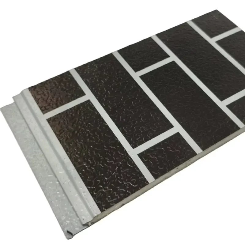 Integrated Wall Insulation Panels Fire-Resistant Sound-Absorbing Eco-Friendly Decorative Exterior Sandwich Buildings for Park
