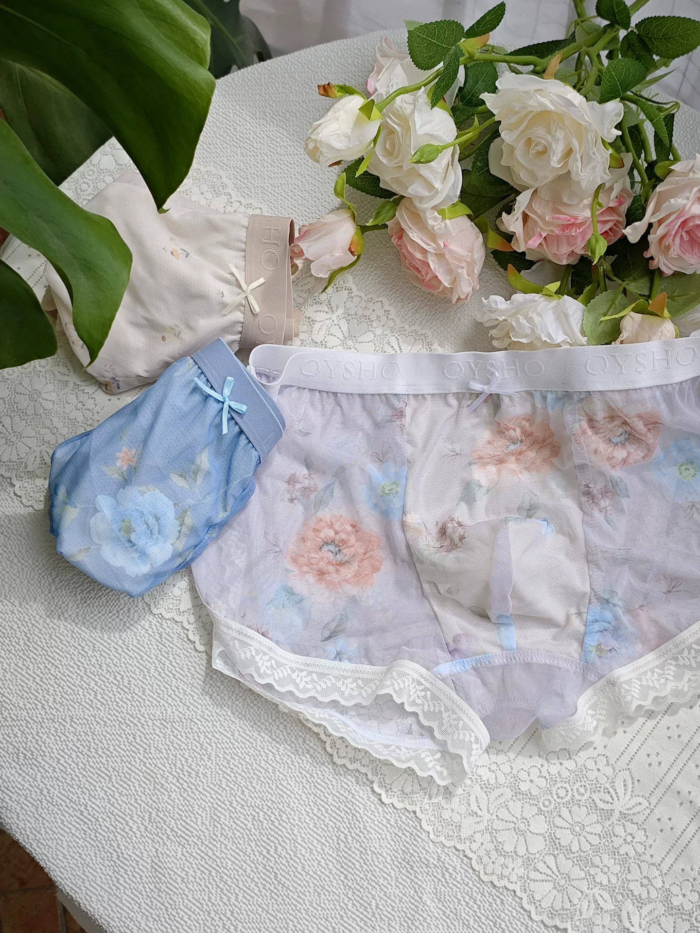 Man's Soft Blue Briefs Harajuku view 3