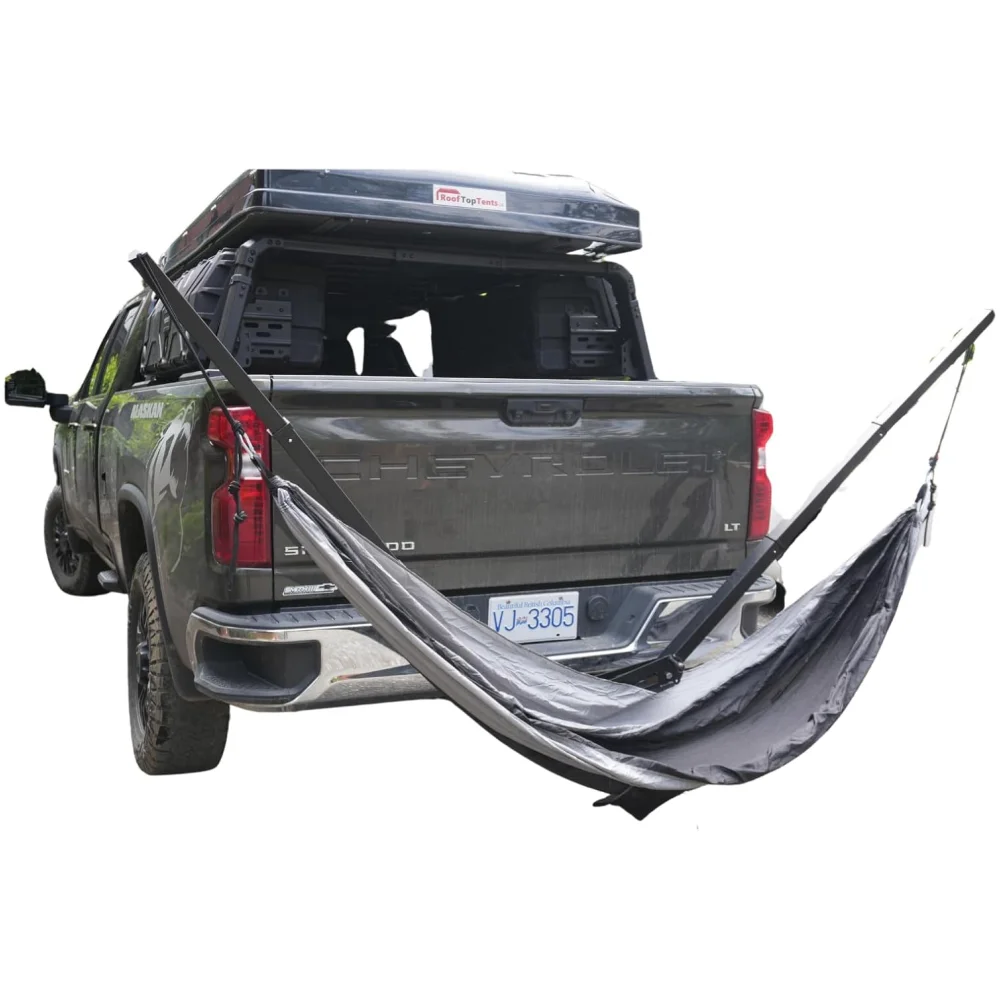 

Wholesale Hammock Hitch Stand Trailer Receiver Folding Bracket Off-Road Black