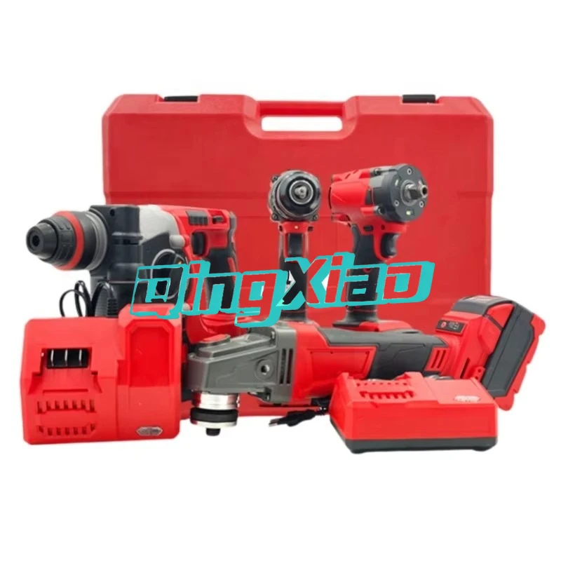 Portable 20V Brushless Cordless Grinder Tool Set Lightweight Battery Power Tool Kits Multifunctional For Daily Hardwares Working
