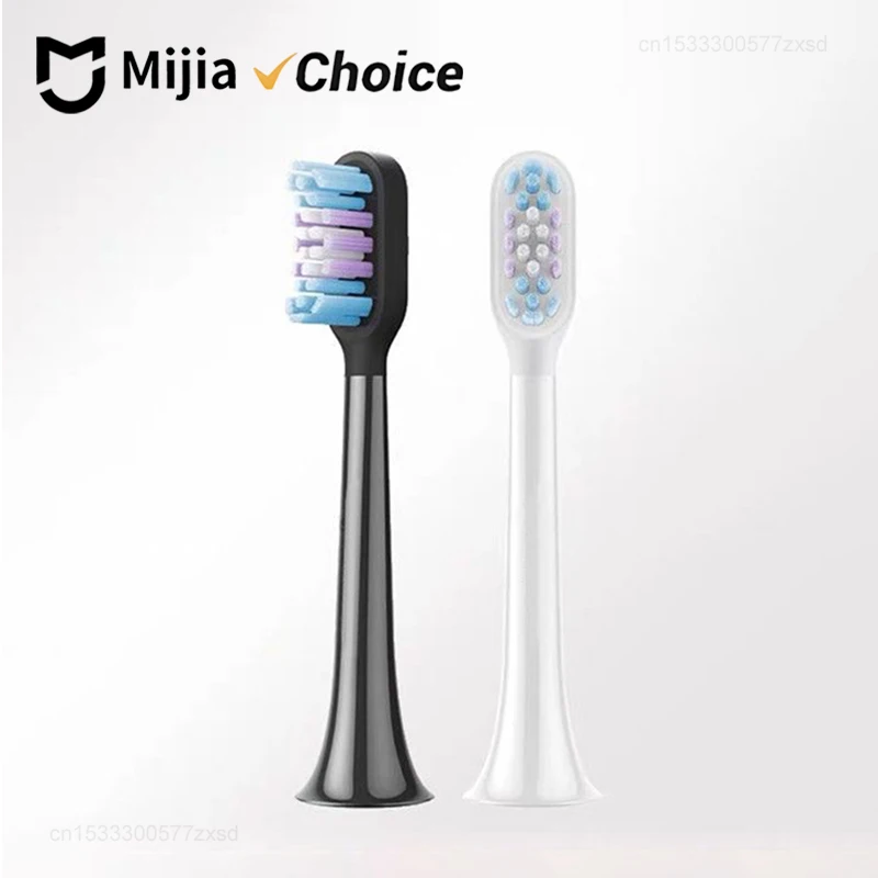 Mijia T501/T501C Toothbrush Head 2pcs Full Effect Bright White Clean Caring Teeth Toothbrush Heads Replacement Brush Heads
