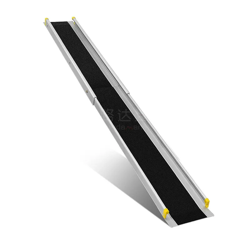 barrier-free ramp telescopic flight box aluminum alloy wheelchair electric vehicle up stairs step auxiliary ramp board pad plate
