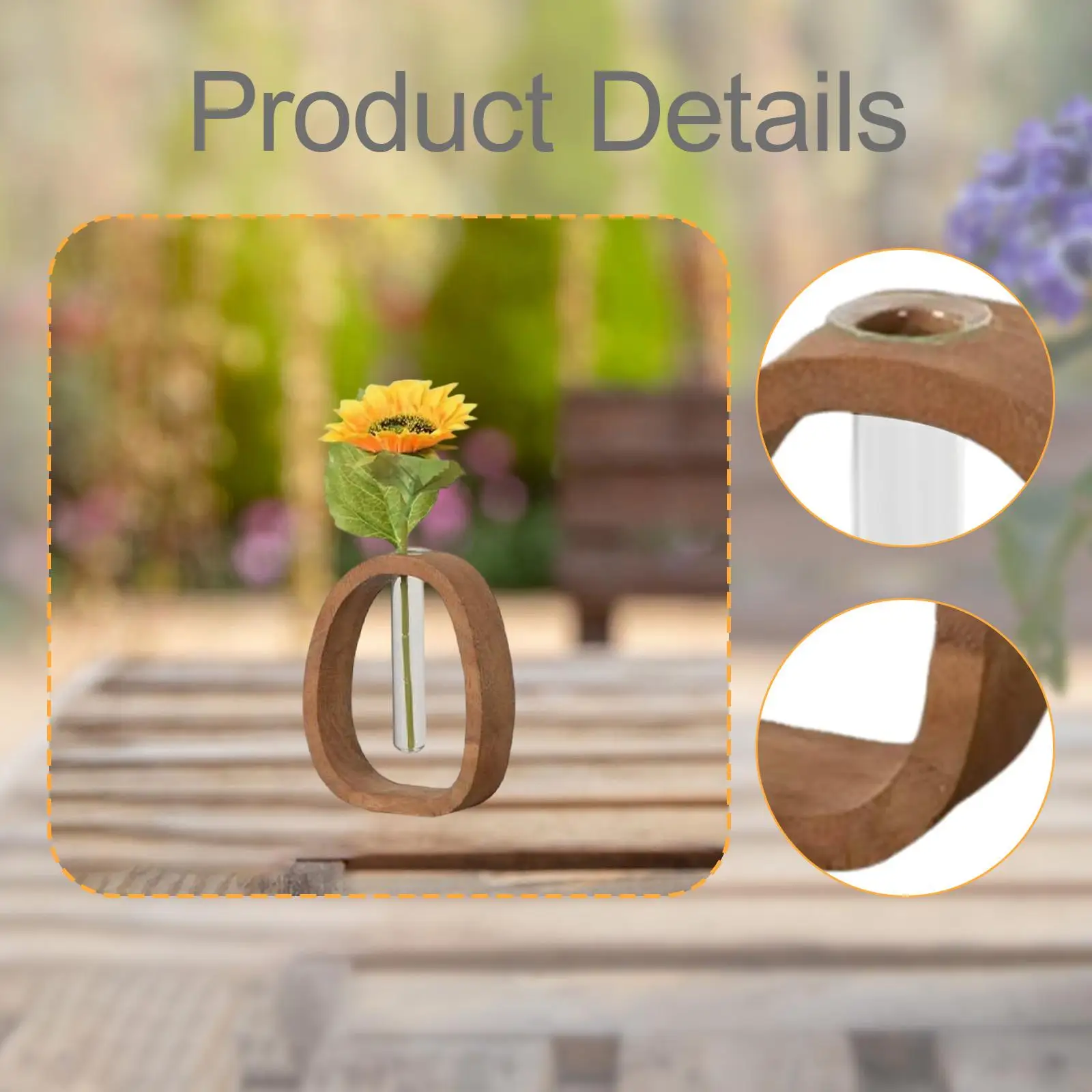 اختبار أنبوب زهرية تشكيلة زهور الحديثة الشمال نمط الجدول محور زارع واضح لمكتب الزفاف منضدية ديكور للطاولات #5