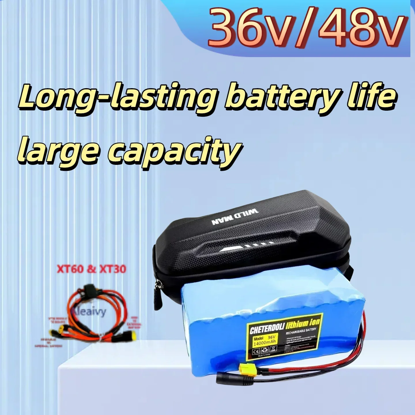 

36V 48V Rechargeable for M365 PRO/PRO2/1S/Mi3/ESSENTIAL,Supports M365 Paralleling Expansion, Power Accessory for E-Scooters
