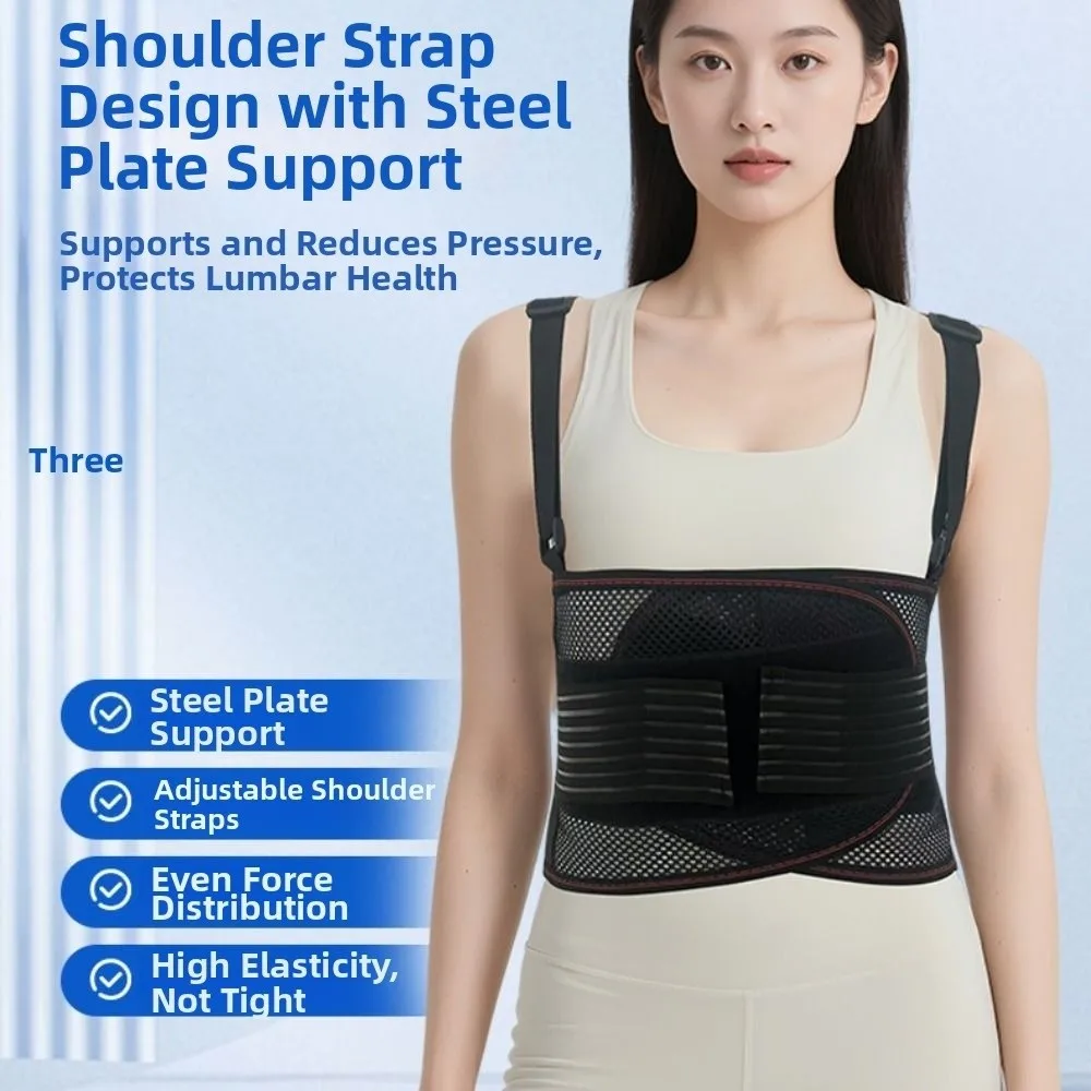 

Ergonomic Lower Back Brace Breathable Protective Gear Fitness Waist Protector Spine Support Orthopedic Support Elastic Brace