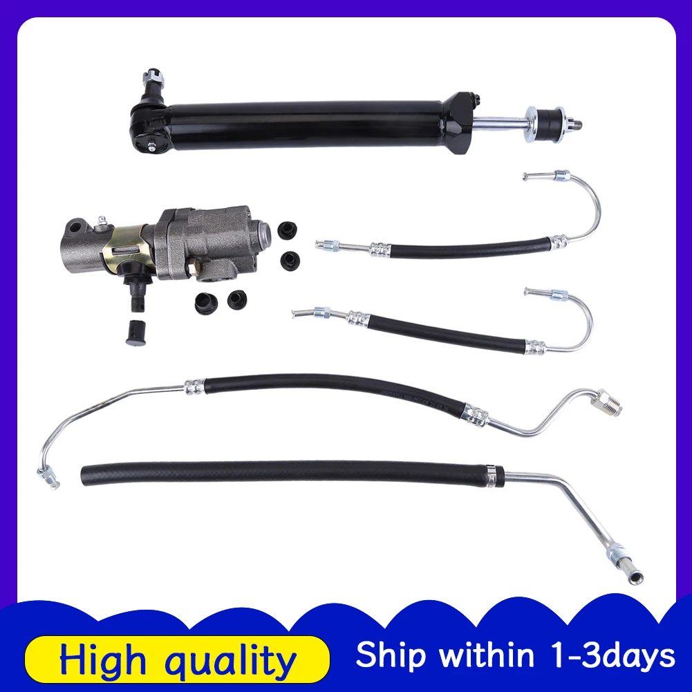 1502007 Power Steering Valve Cylinder and Hose Kit Compatible for Corvette 1963-1979