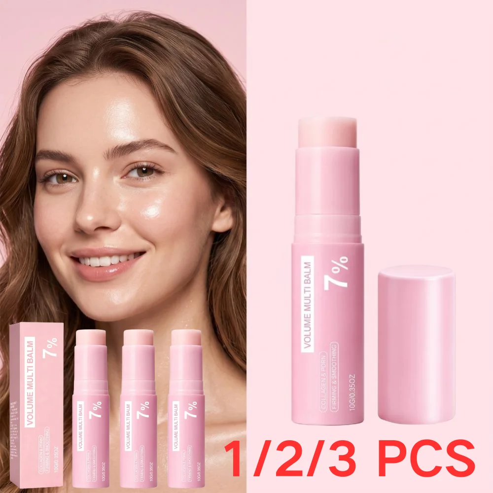 1/2/3 PCS PDRN Pink Collagen Volume Multi Balm Stick Moisturizing Firming Cream to Reduce Fine Lines & Brighten Skin