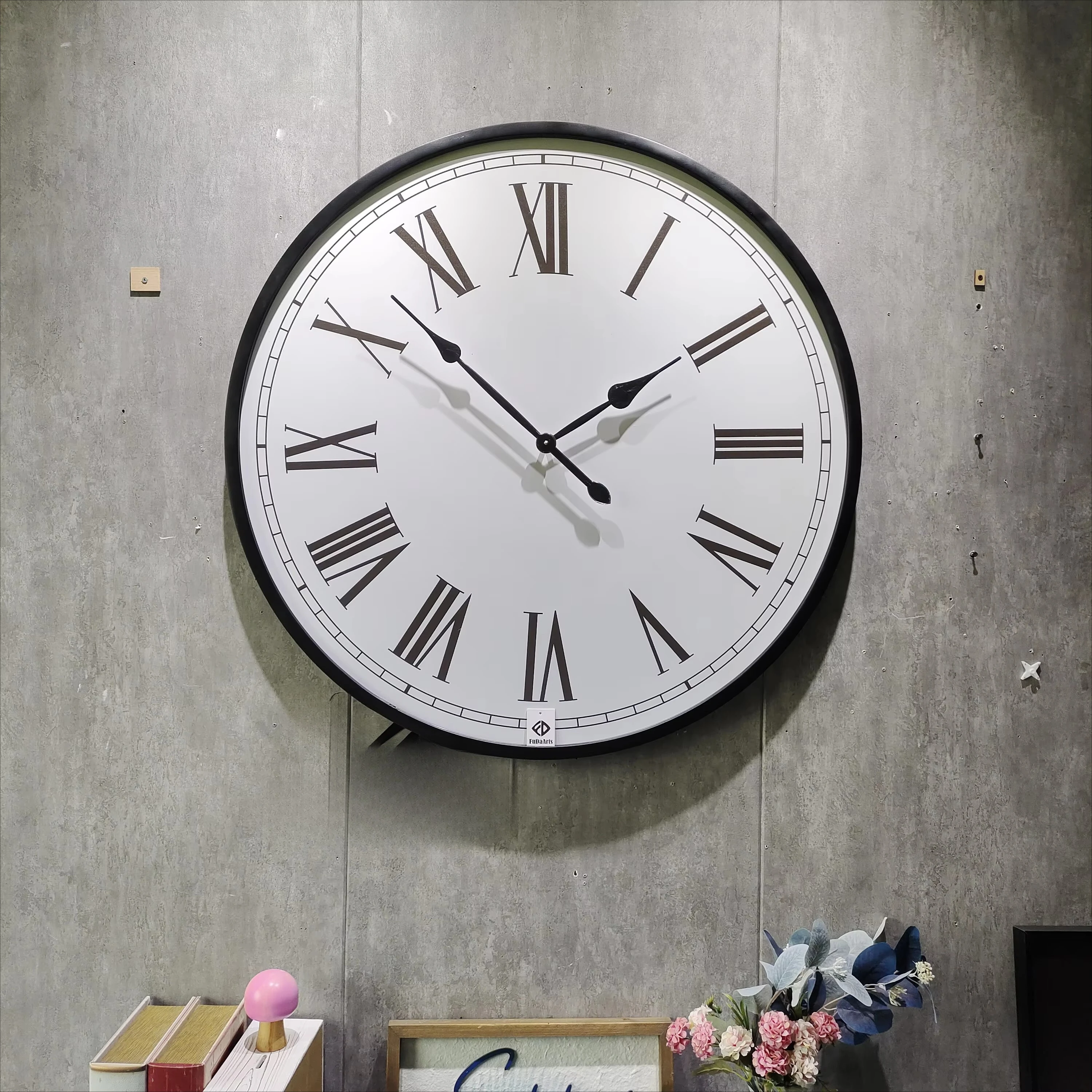 #90CM Modern Large Roman Numeral Outdoor Wall Clock Direct From Manufacturing Dropshipping DDP