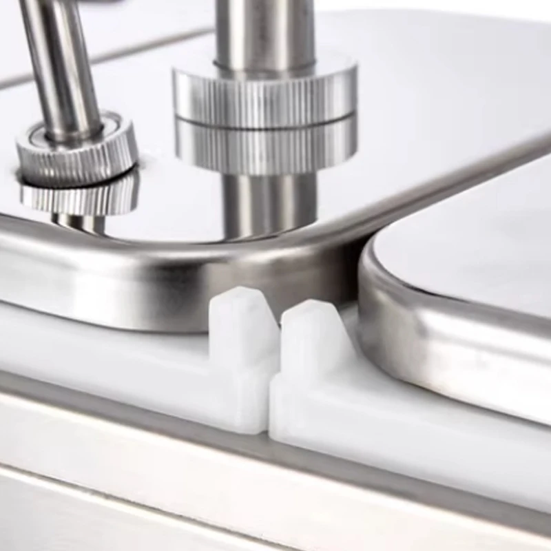 2L Sauce Dispenser Machine for Restaurant Topping Stainless Steel  Sauce Dispenser Machine Syrup Tomato Sauce Pump Machine