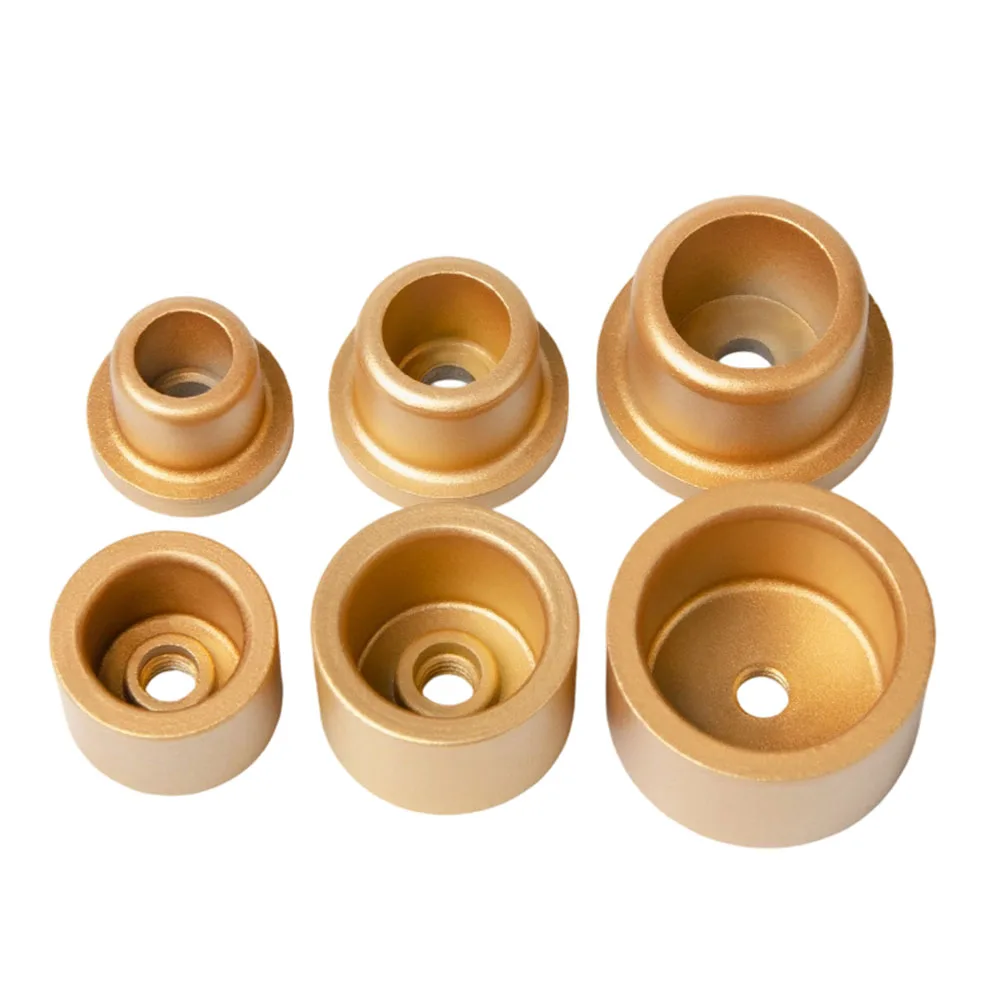 3PCS High-Carbon Aluminum Hot Welding Die Head For Pipe Sealing Plumbing Non-Stick Metal Tips 20 25 32mm