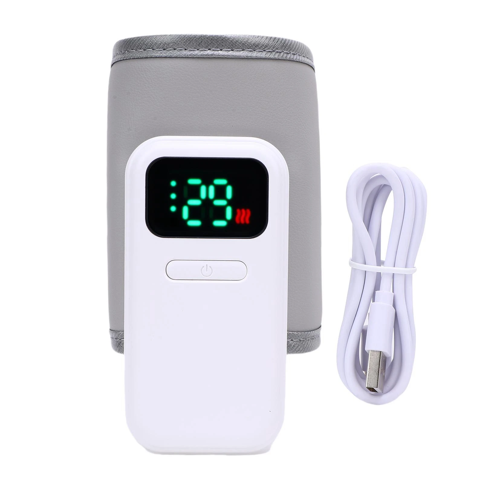 

Baby Milk Warmer Quiet Heating 18W Design Cordless Bottle Warmer 5000mAh Battery Portable Size for Nighttime Feeding