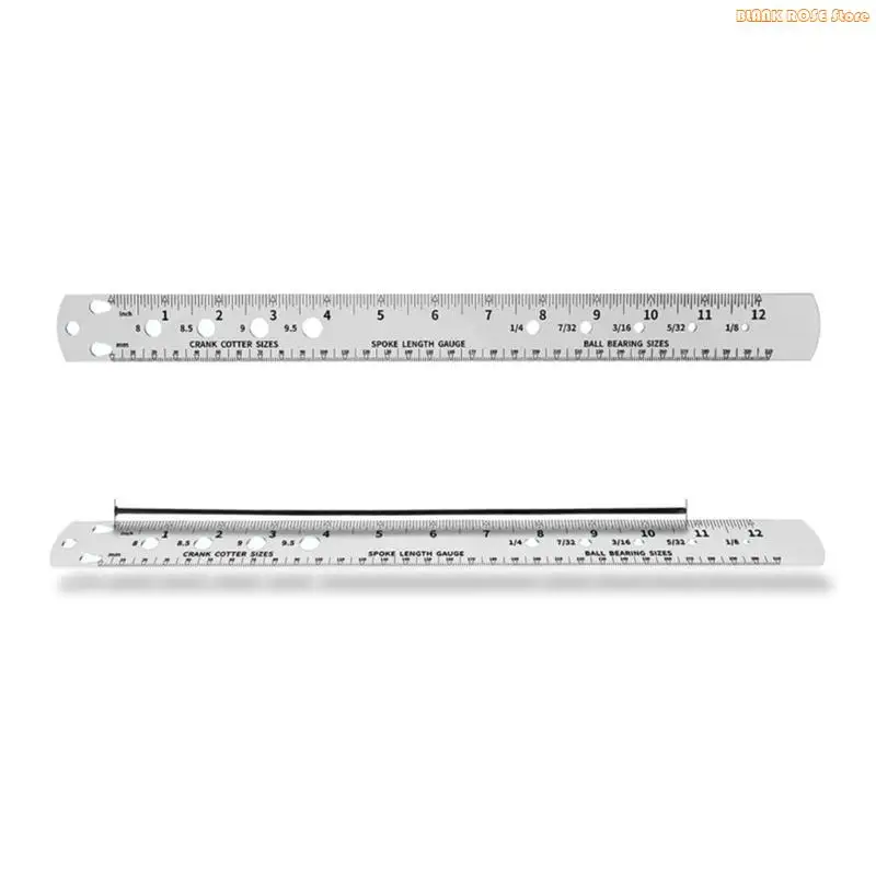 K1AE Accurate Tool Convenient Bike Repair Gauge Essential Tool Simple Operation for Measuring Bike Spoke & Bearing Lengths