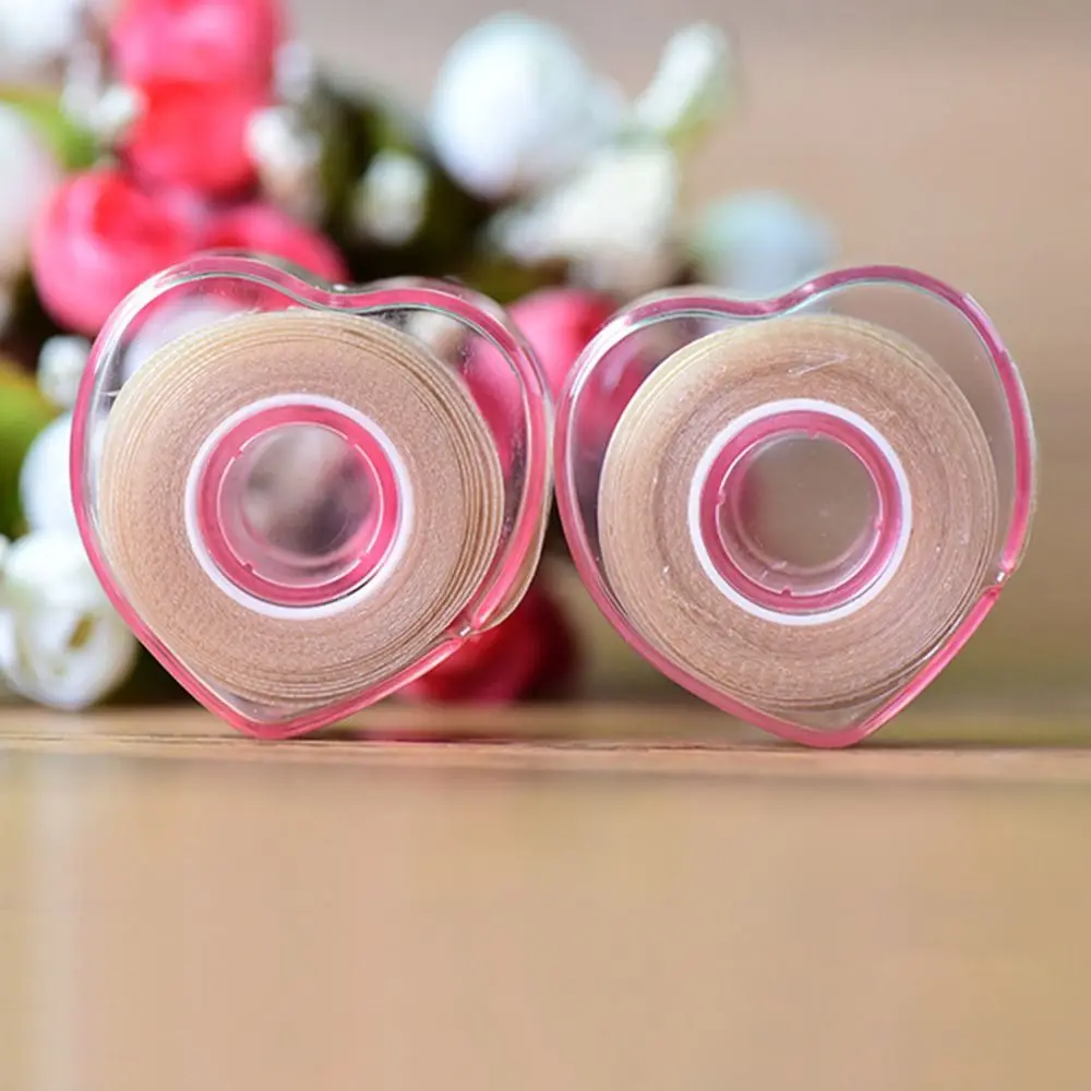 ผู้หญิงกันน้ําพร้อมเครื่องมือเสริม Eye Lift Strips Lace Eyelid สติกเกอร์เทปตาสองชั้นตาข่ายสติกเกอร์ตาเทปตาม้วน