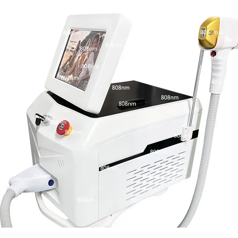 3500W High Quality 808 Diode Laser Hair Removal 3 Wavelength 755nm 808nm 1064nm Diode Permanent Laser Hair Remo， Beauty Shop