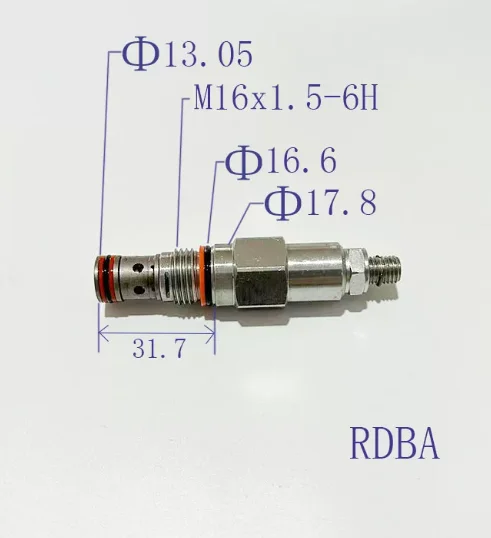 1pcs Threaded Insert SUN Type RDBA/RDDA/RDFA Direct-Acting Relief Valve