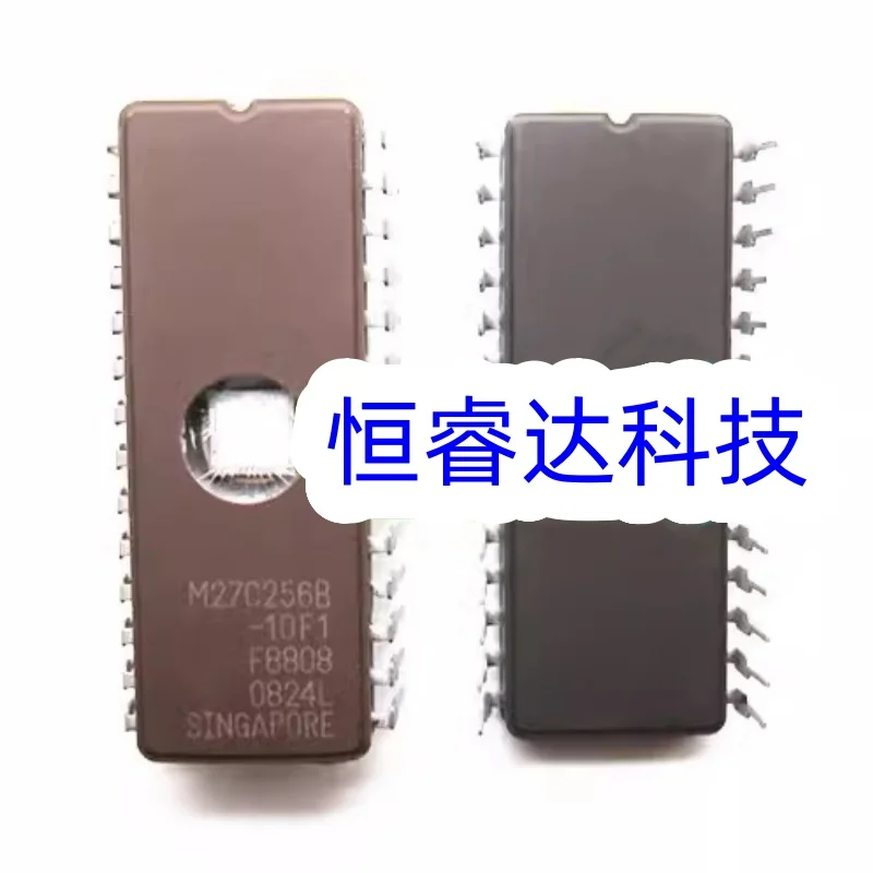 10PCS/LOT M27C256B M27C256B-10F1 M27C256 CDIP28 IC EPROM UV 256KBIT 100NS Memory Chips best Quality