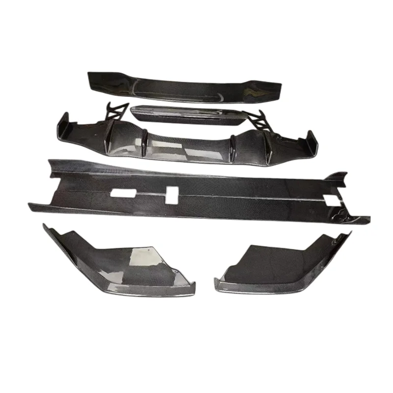 

For Lamborghini Huracan LP610 DMC Style Carbon Fiber Body Kit Front Lip Rear Diffuser Side Skirt Spoiler
