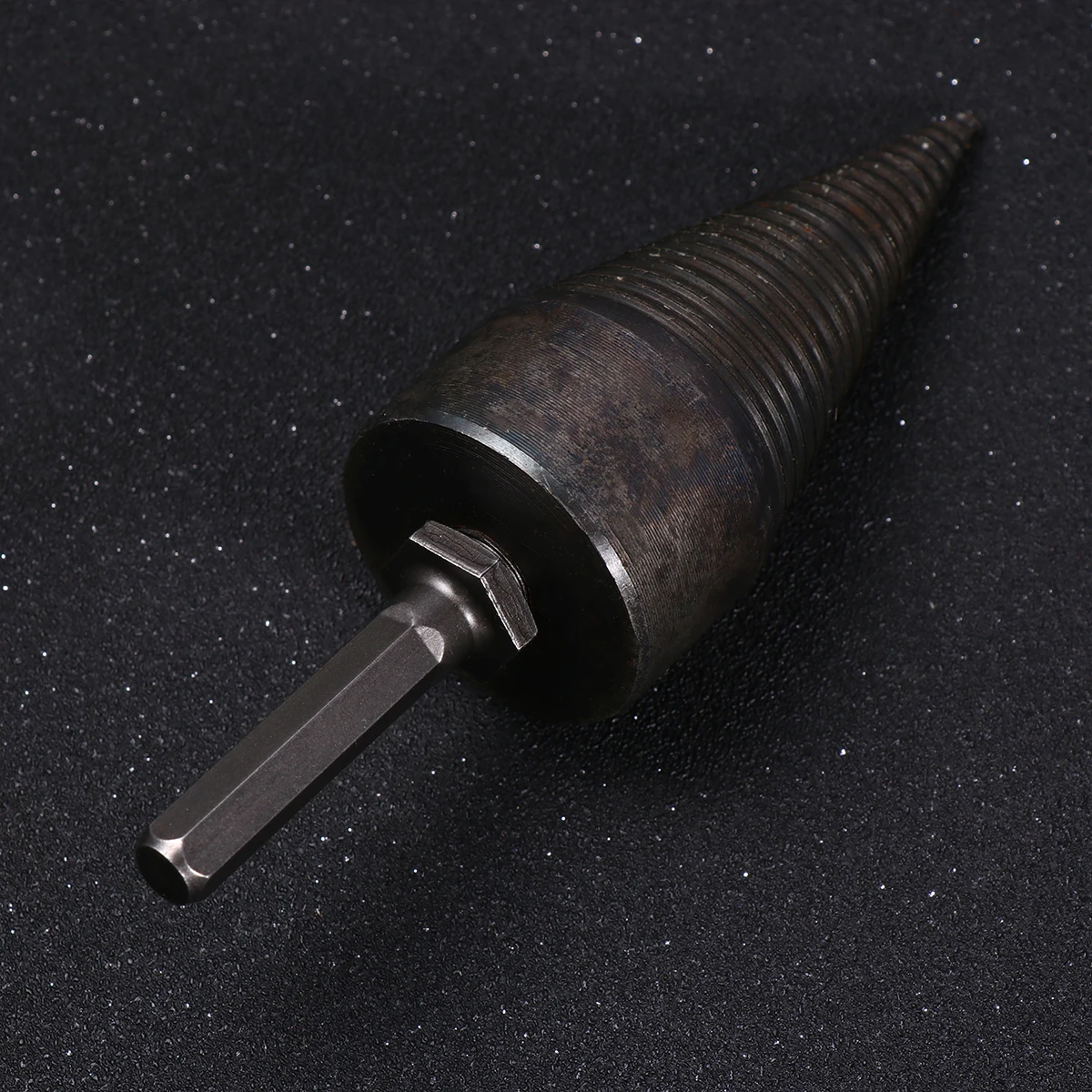 

High Steel Material 42mm Hexagonal Wood Splitting Drill Bits Electric Chopping Anti Skid Groove Easy Install