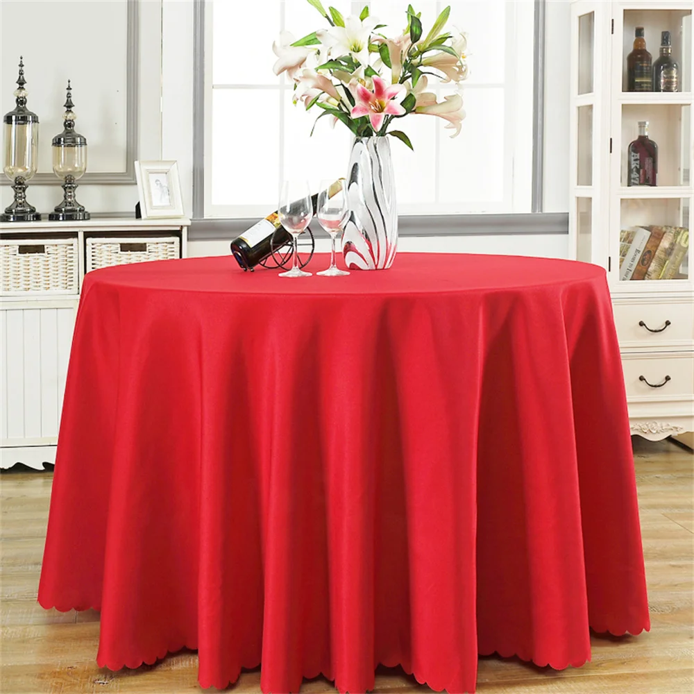 1 stuks. Effen kleur tafelkleed, rond tafelkleed, diameter 300 cm, tafelkleed, restauranttafelkleed, hoteltafelkleed, hoteltafelkleed