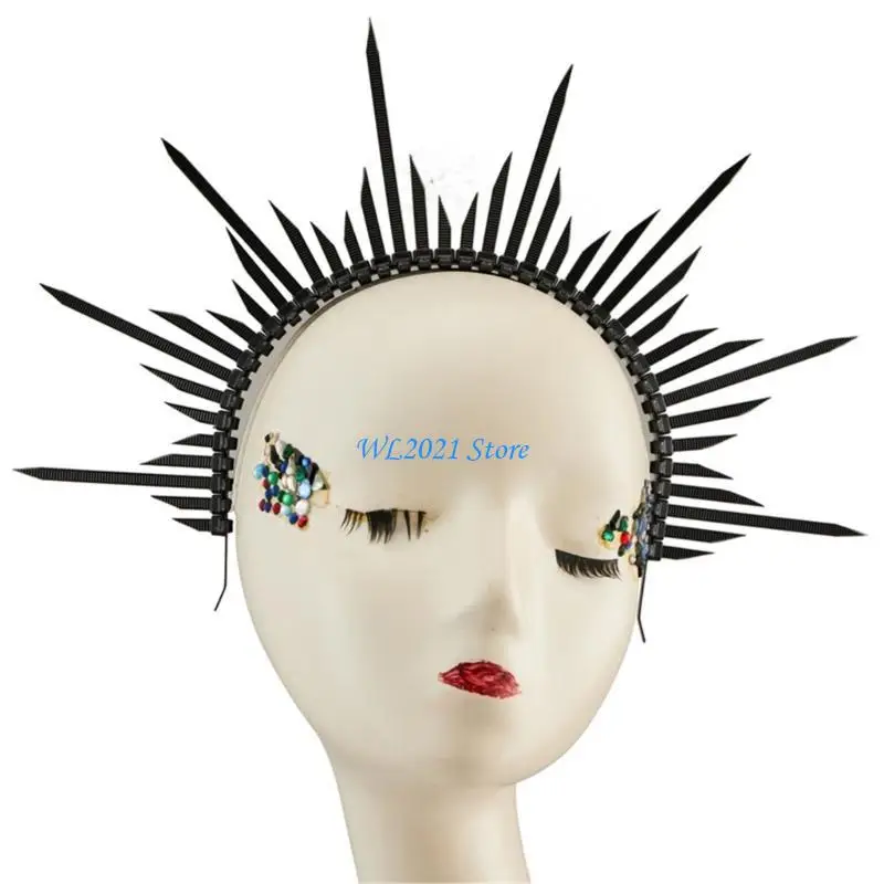 G5GC أنيقة تاج عقال الشريط التعادل هيرباند المرأة موضوع حزب الملحقات