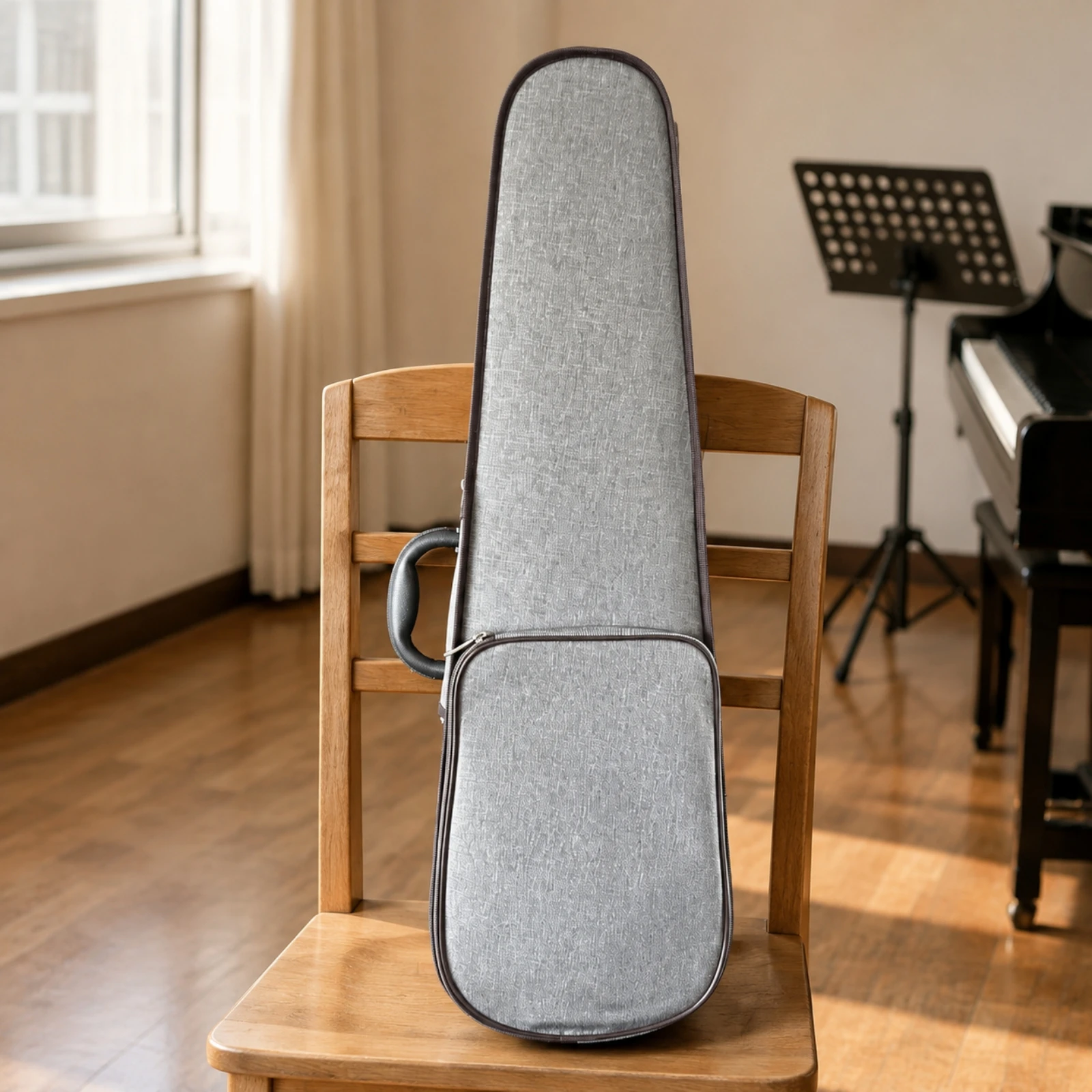 Violin Case Portable Violin Case with Exterior Storage Pocket Safeguarding Lightweight for Performing Musicians, Rehearsals