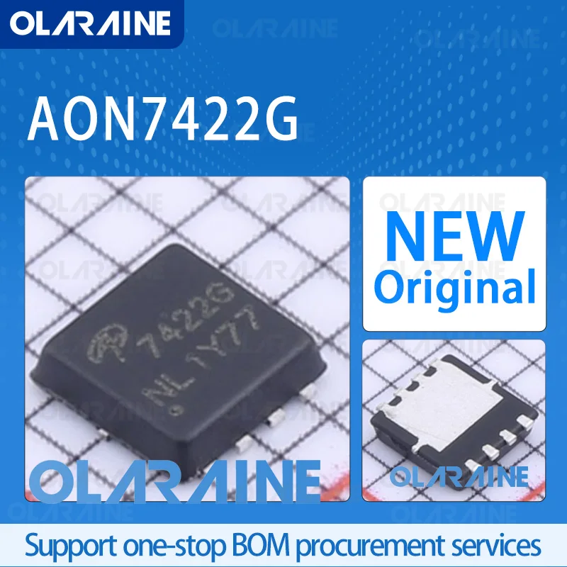 

10/50/100Pcs AON7422G DFN-8 original ic chip MOSFETs 1 N-channel (Vdss) 30V