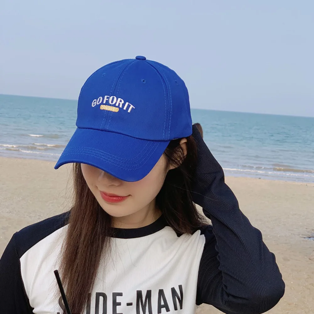 Topi Baseball trendi, topi bisbol trendi Anti-uv dapat disesuaikan Hip Hop Gorras anti-matahari bordir, topi Golf empat musim