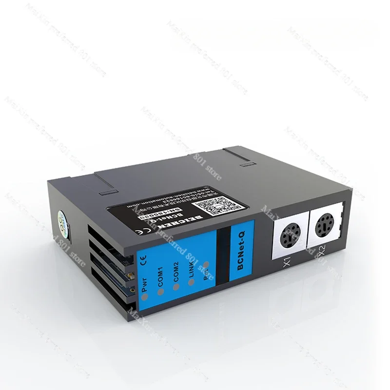 BCNet-Q is suitable for Mitsubishi Q series PLC (round port) to MC protocol, MODBUS TCP